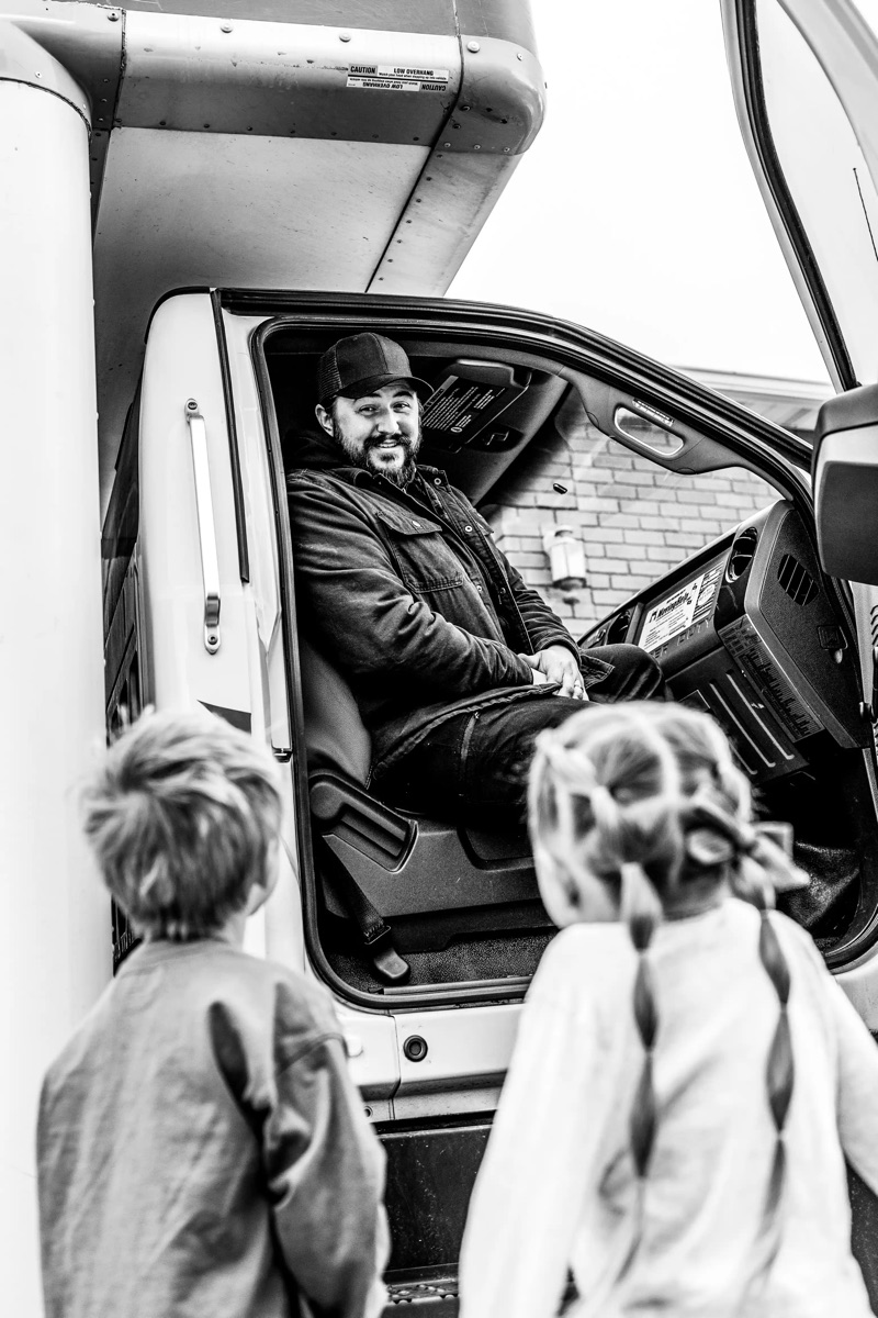 HaulCo driver on the road — not a broker, a direct mover